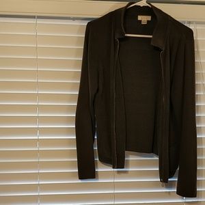 Olive green cardigan